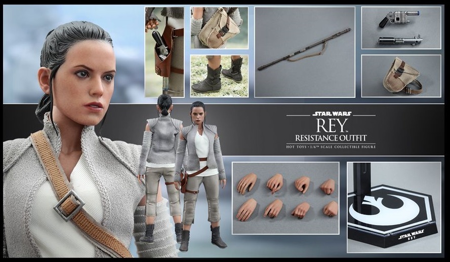 Rey (Resistance Outfit) - 11" Articulated Figure image