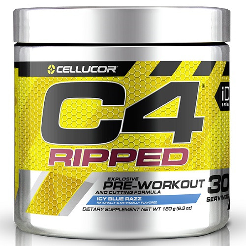 Cellucor C4 Ripped Pre-Workout - Icy Blue Razz (30 Serve) image