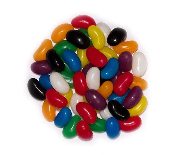 Rainbow Confectionery Giant Jelly Beans Bulk Bag 1kg at Mighty Ape NZ