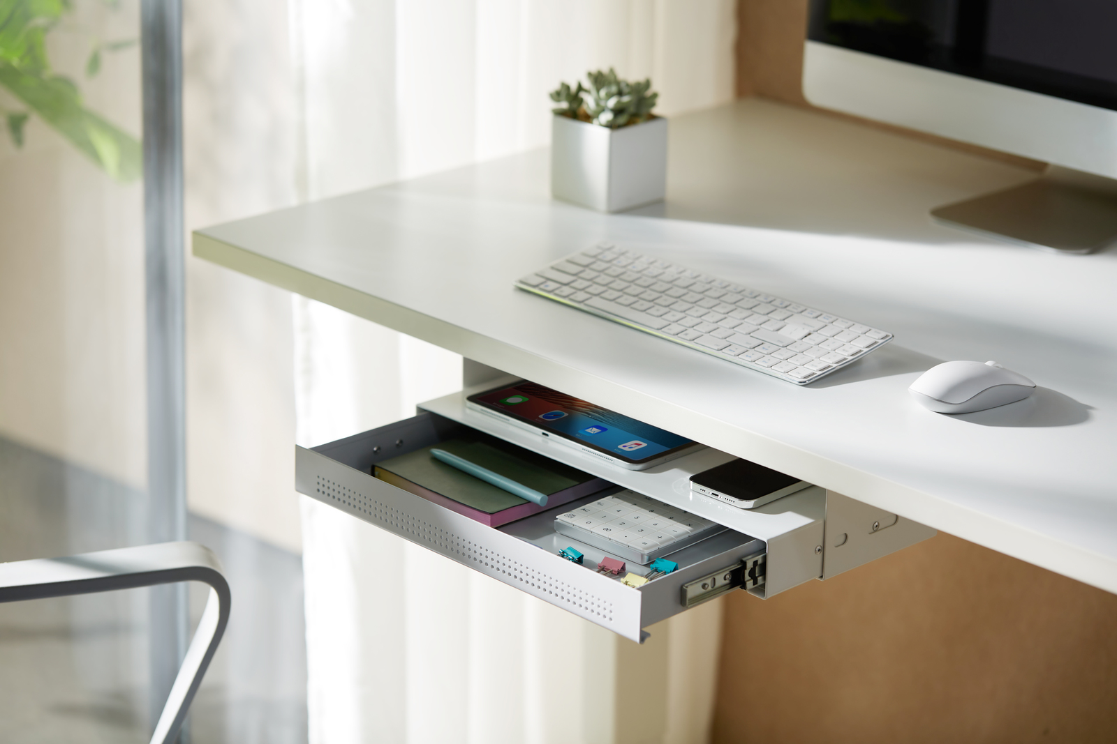 Buy UltraSlim Under Desk Storage Drawer at Mighty Ape NZ