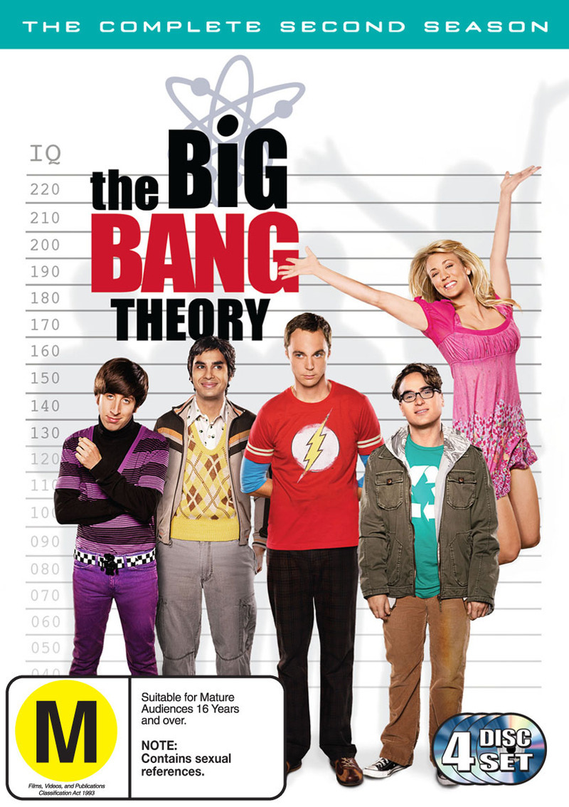 The Big Bang Theory - Complete 2nd Season (4 Disc Set) on DVD image