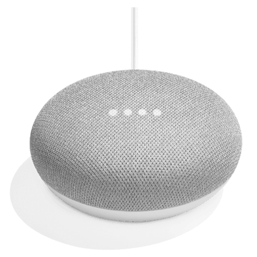 Google Home Mini Smart Speaker with Google Assistant - Chalk