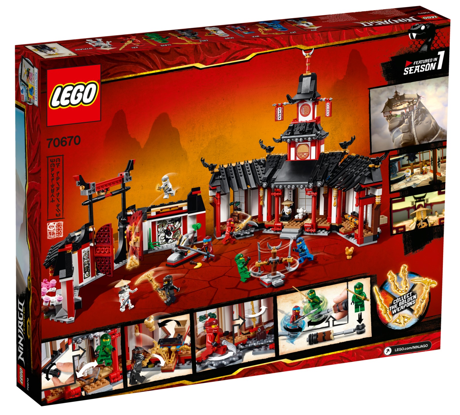 LEGO Ninjago - Monastery of Spinjitzu (70670)