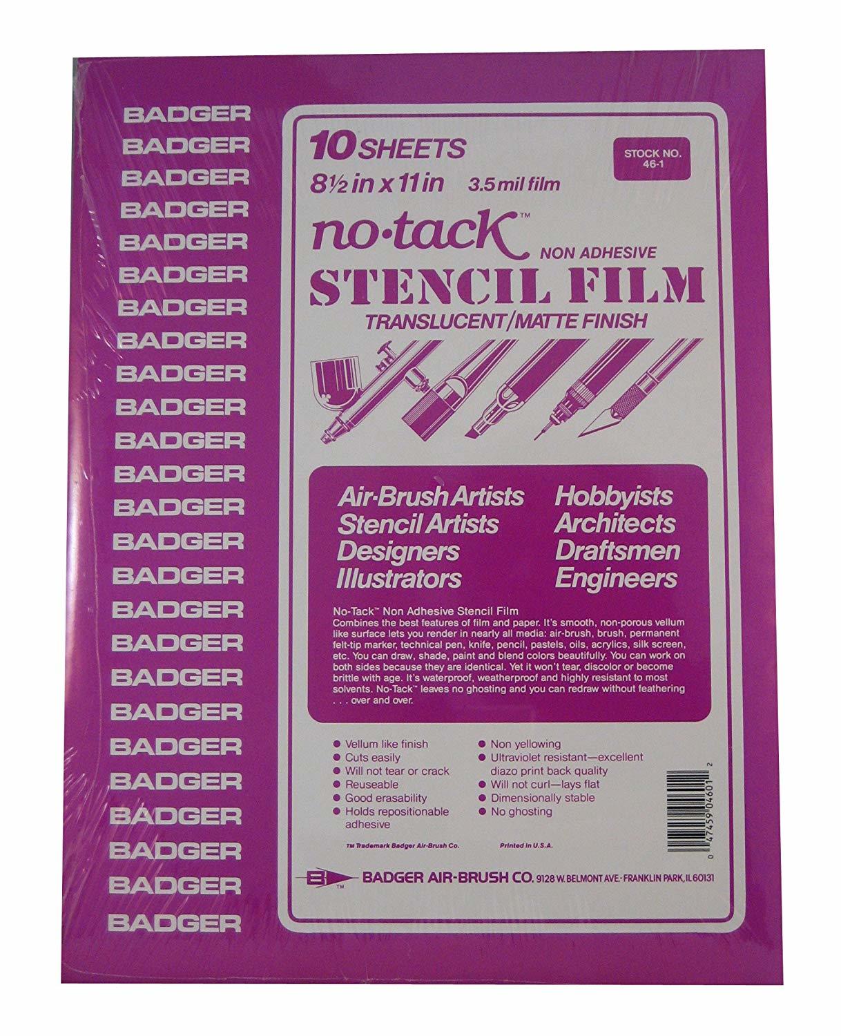 STENCIL FILM 8 1/2"X11 (10 SHEETS) at Mighty Ape Australia