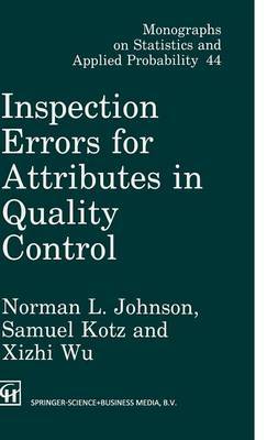 Inspection Errors for Attributes in Quality Control by Norman Lloyd Johnson image