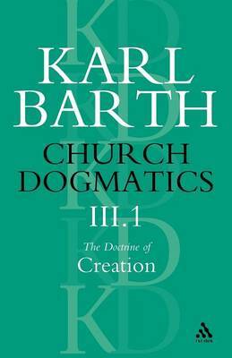 Church Dogmatics Classic Nip III.1 by Barth image