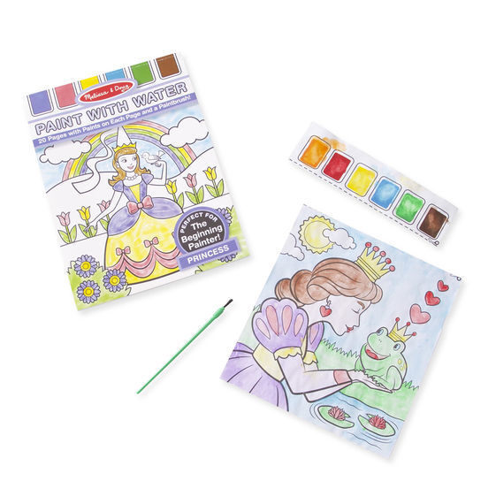 Melissa & Doug: Princess Paint With Water Kids' Art Pad image