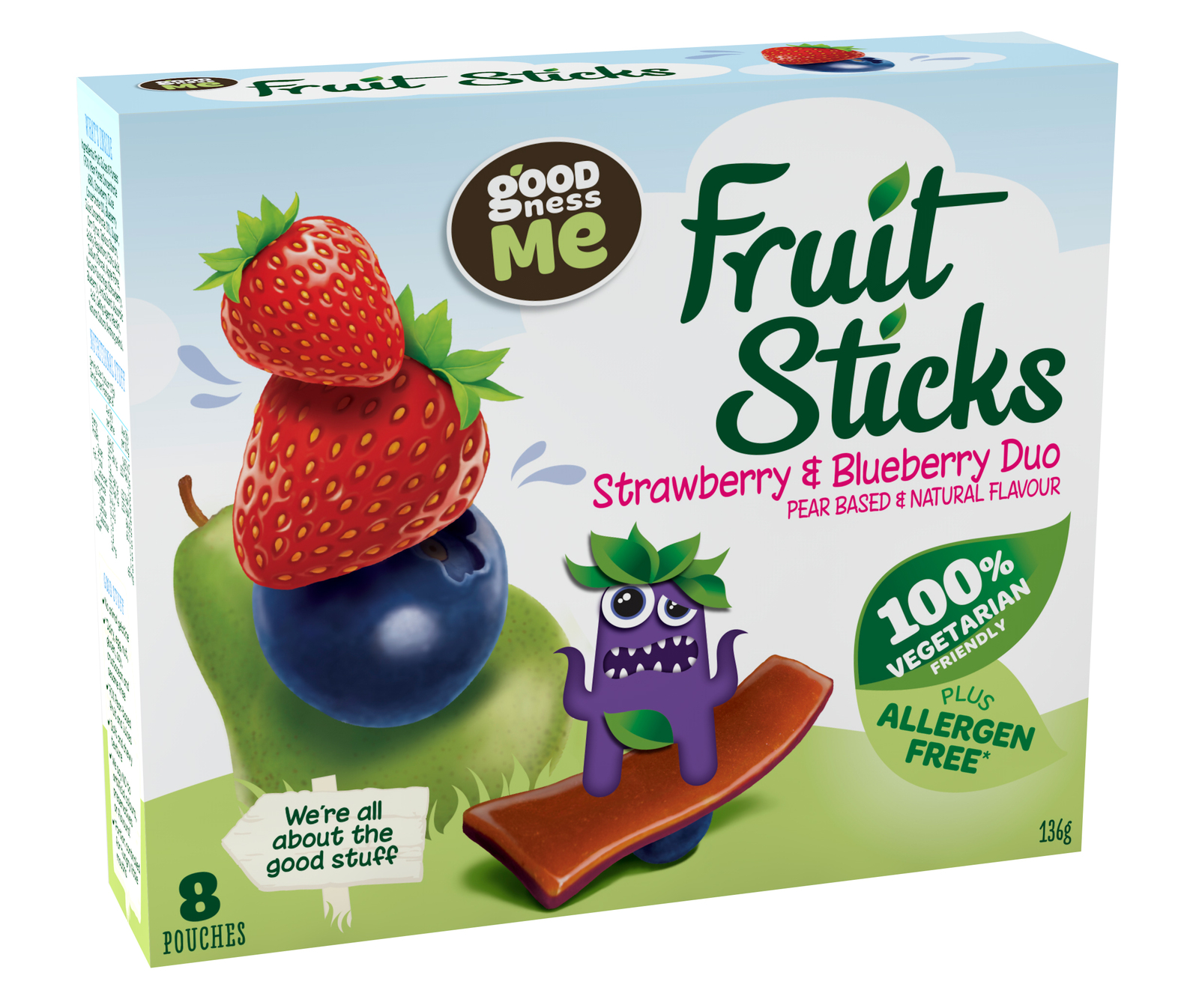 Goodness Me fruit Sticks (136g) at Mighty Ape NZ