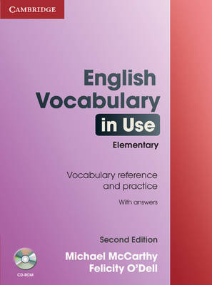 English Vocabulary in Use: Elementary with Answers and CD-ROM by Felicity O'Dell image