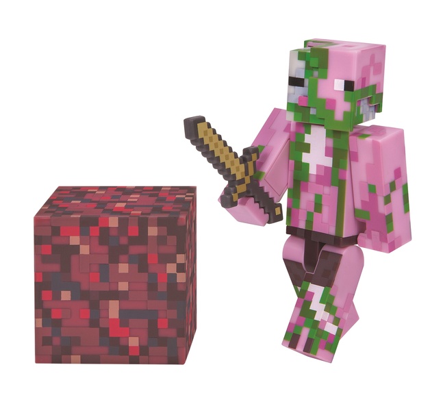 minecraft zombie action figure