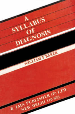 Syllabus of Diagnosis by J.Ellis Barker image