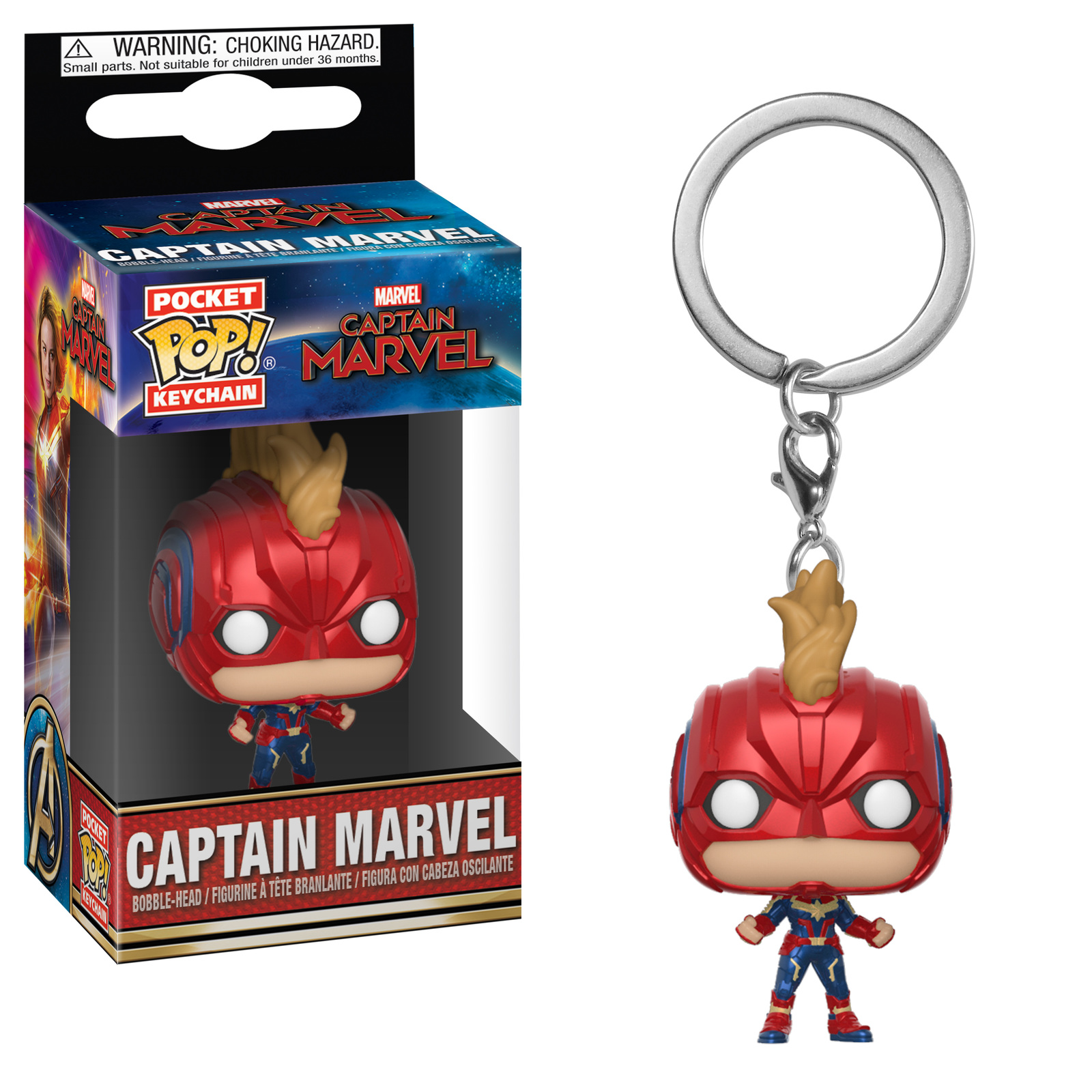 Captain Marvel - Pocket Pop! Keychain image