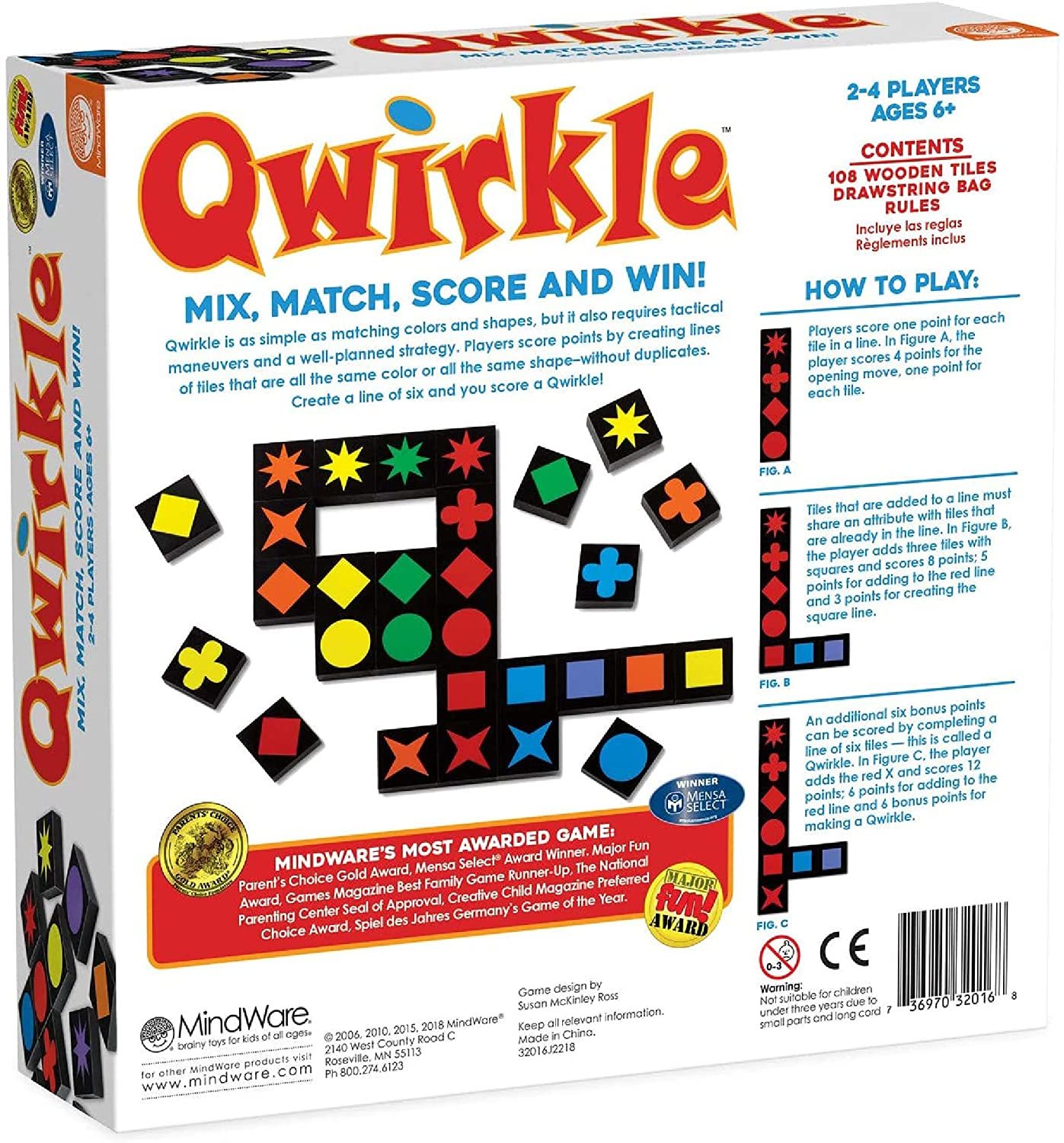 Qwirkle Board Game at Mighty Ape NZ
