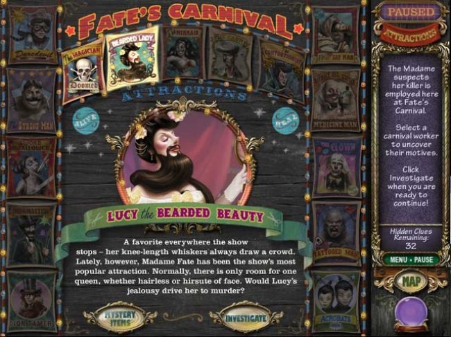 Mystery Case Files: Madame Fate image