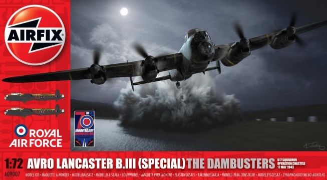 Airfix Avro Lancaster BIII 1:72 scale model kit image