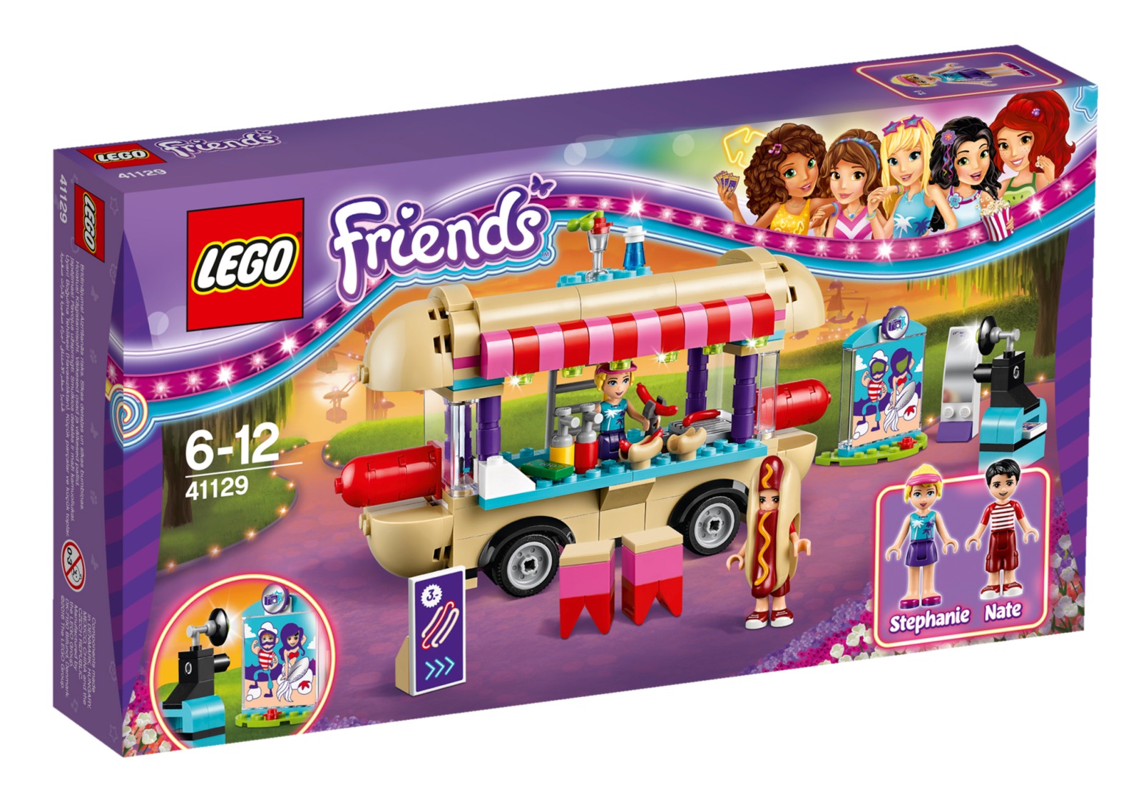 LEGO Friends: Amusement Park Hot Dog Van (41129)