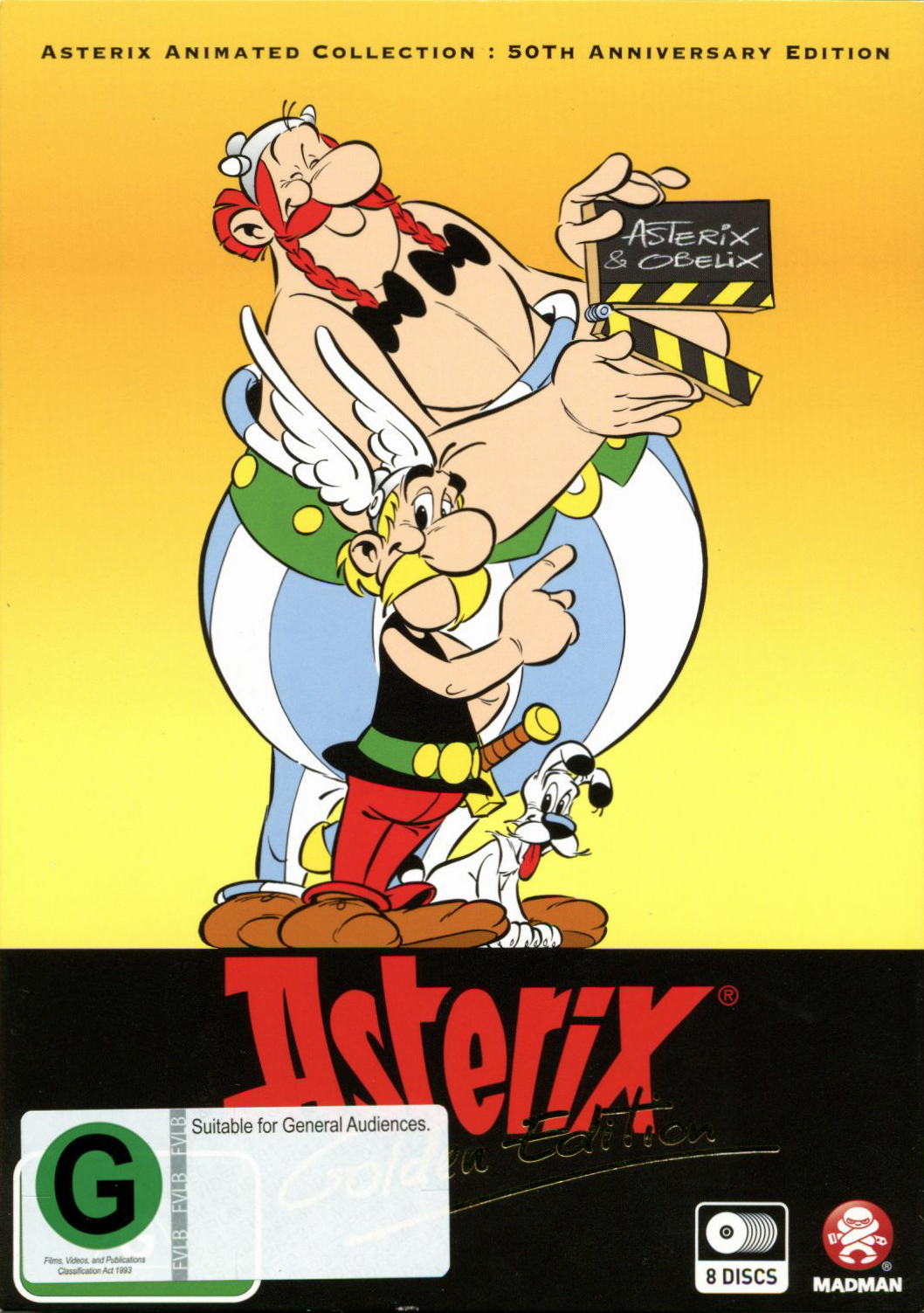 Asterix Animated Collection - Golden Edition on DVD image