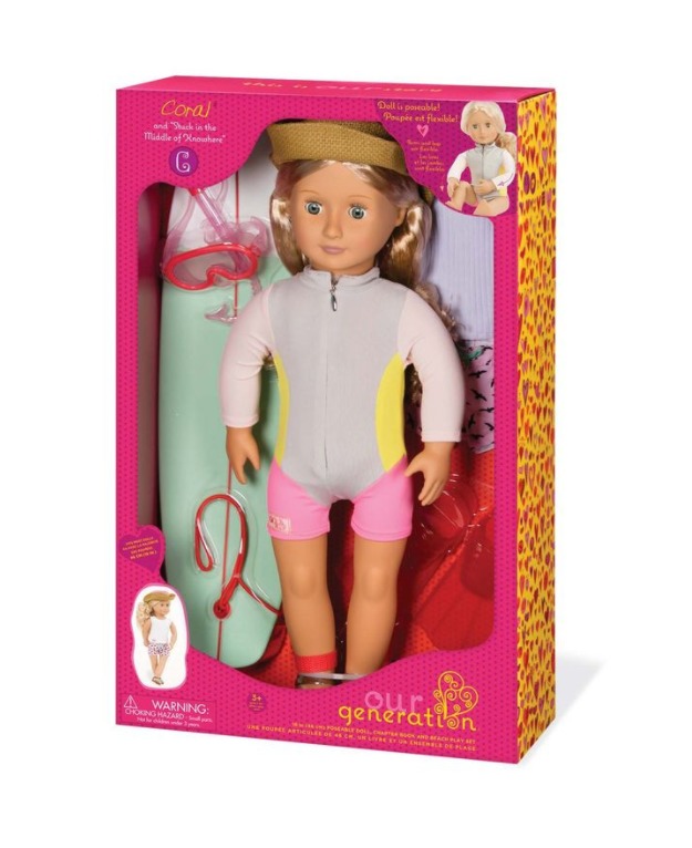 Our Generation: 18" Deluxe Doll - Coral Surfer image