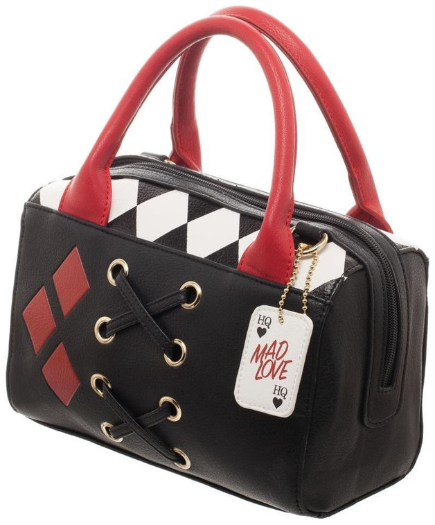 Bioworld DC Comics Harley Quinn Mad Love Handbag Ladies Purse Hand Bag