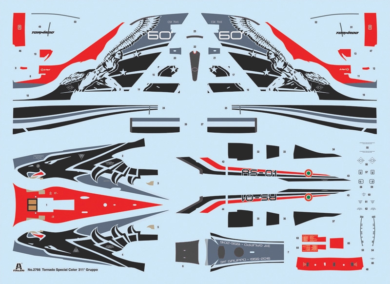 Italeri: 1/48 Tornado Ids 311 GV RSV ( 60 Anniversary Ver.) - Model Kit image