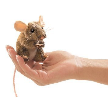 Folkmanis Mini Finger Puppet - Field Mouse image