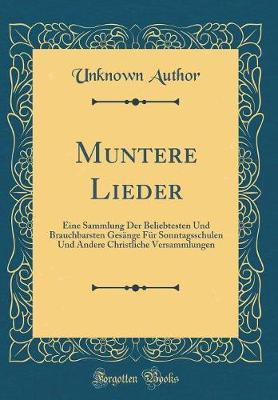 Muntere Lieder by Unknown Author image