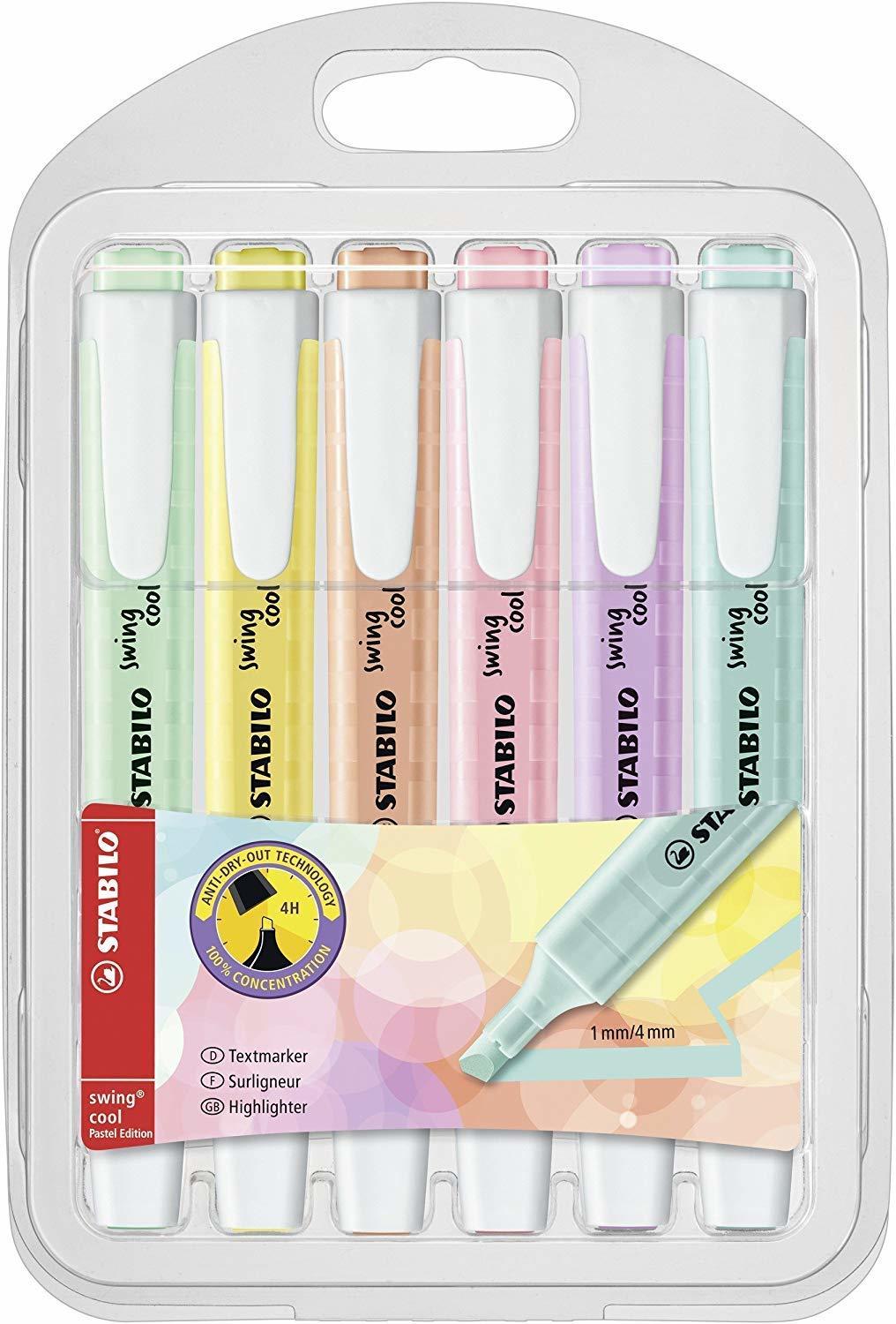 Stabilo: Swing Cool Pastel Highlighters (6 Pack) image