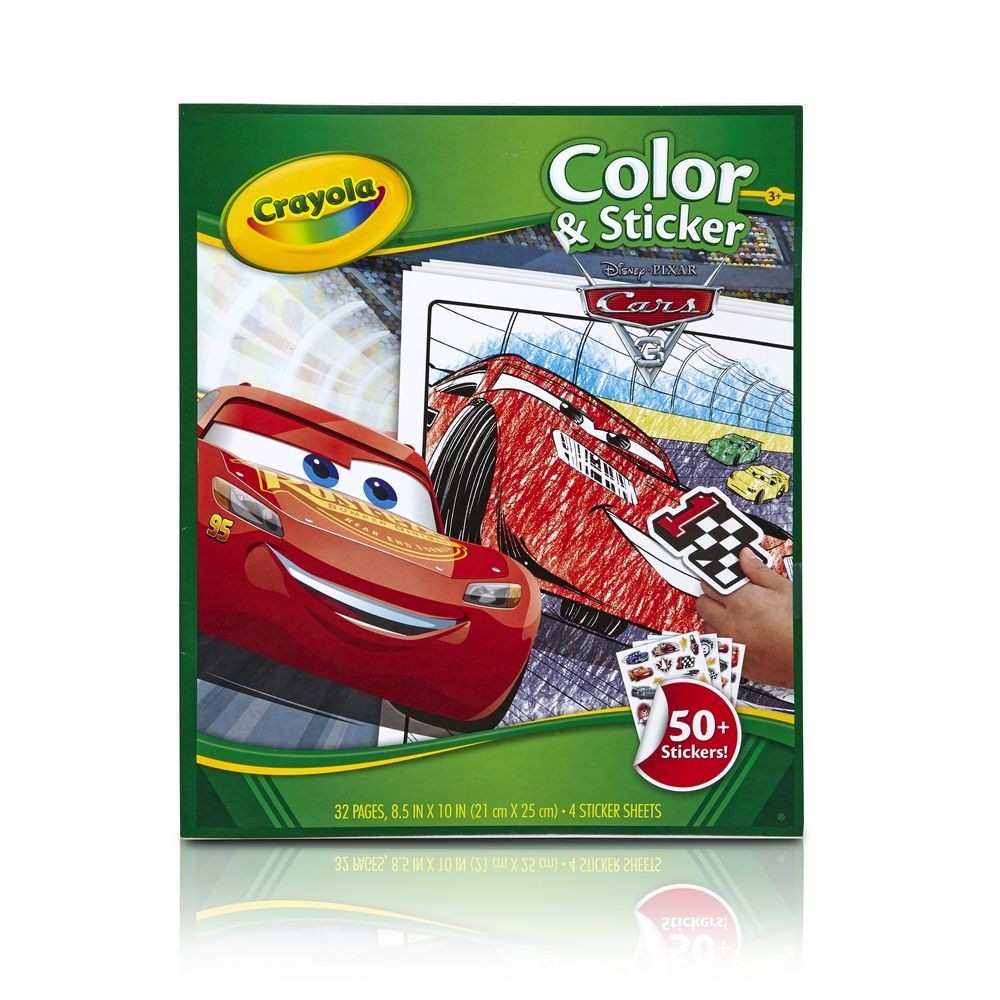 Crayola Colour & Sticker Pad - Cars 3 image