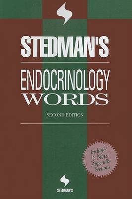 Stedman's Endocrinology Words by Stedman's image