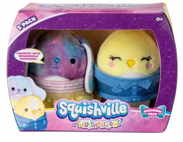 Squishmallows Squishville – Mini Plush 2-Pack (Ryder & Chuck)
