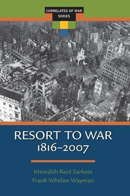 Resort to War by Meredieth Reid Sarkees image