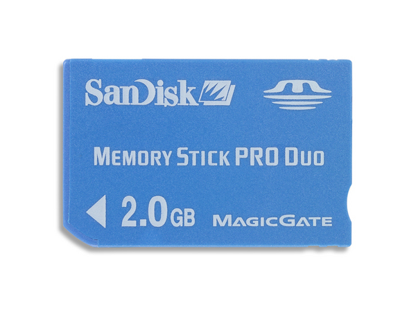 SanDisk MemoryStick Pro Duo 2048MB (2GB) Memory image
