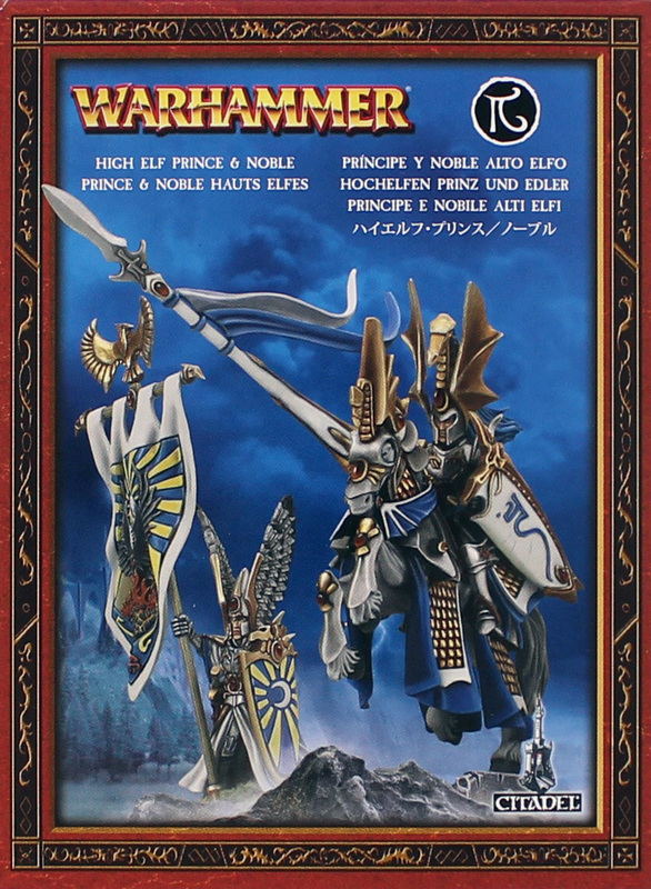 Warhammer High Elf Prince and Noble at Mighty Ape NZ