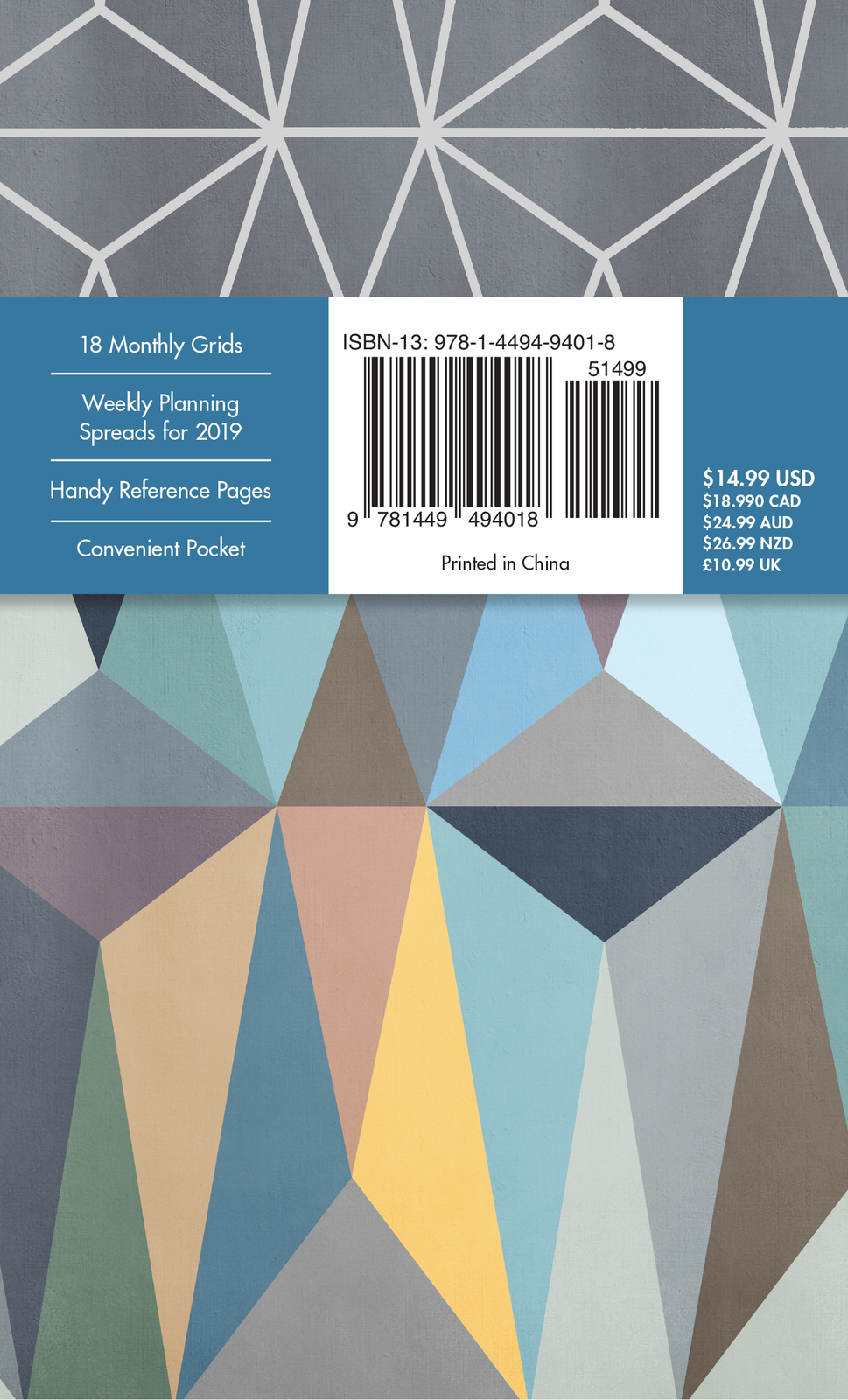 Posh: Crystal Splendor 2018-2019 Monthly/Weekly Planning Calendar by Andrews McMeel Publishing image