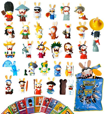 Raving Rabbids Invade the World 3" Mini Figure (Blind Bag) image