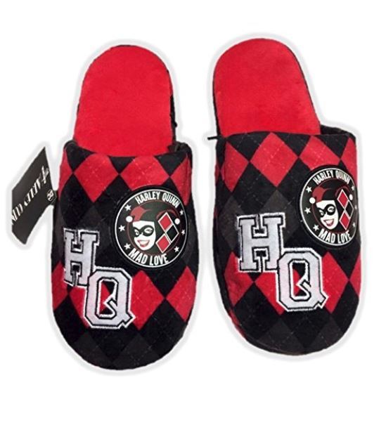 DC Comics: Harley Quinn - Slip On Slippers (Medium) image