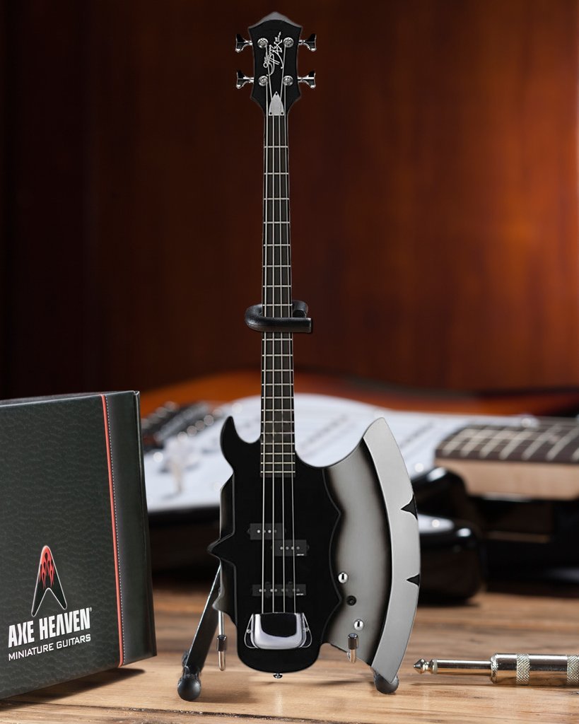 Axe Heaven: Miniature Replica - KISS Gene Simmons Guitar (AXE Base) image