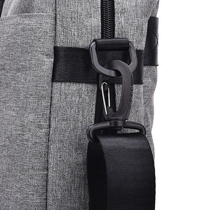 Large Capacity Laptop Briefcase Bag Grey at Mighty Ape NZ