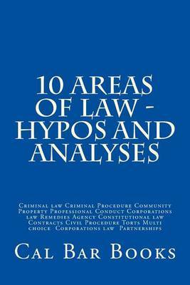 10 Areas of Law - Hypos and Analyses by Cal Bar Books image