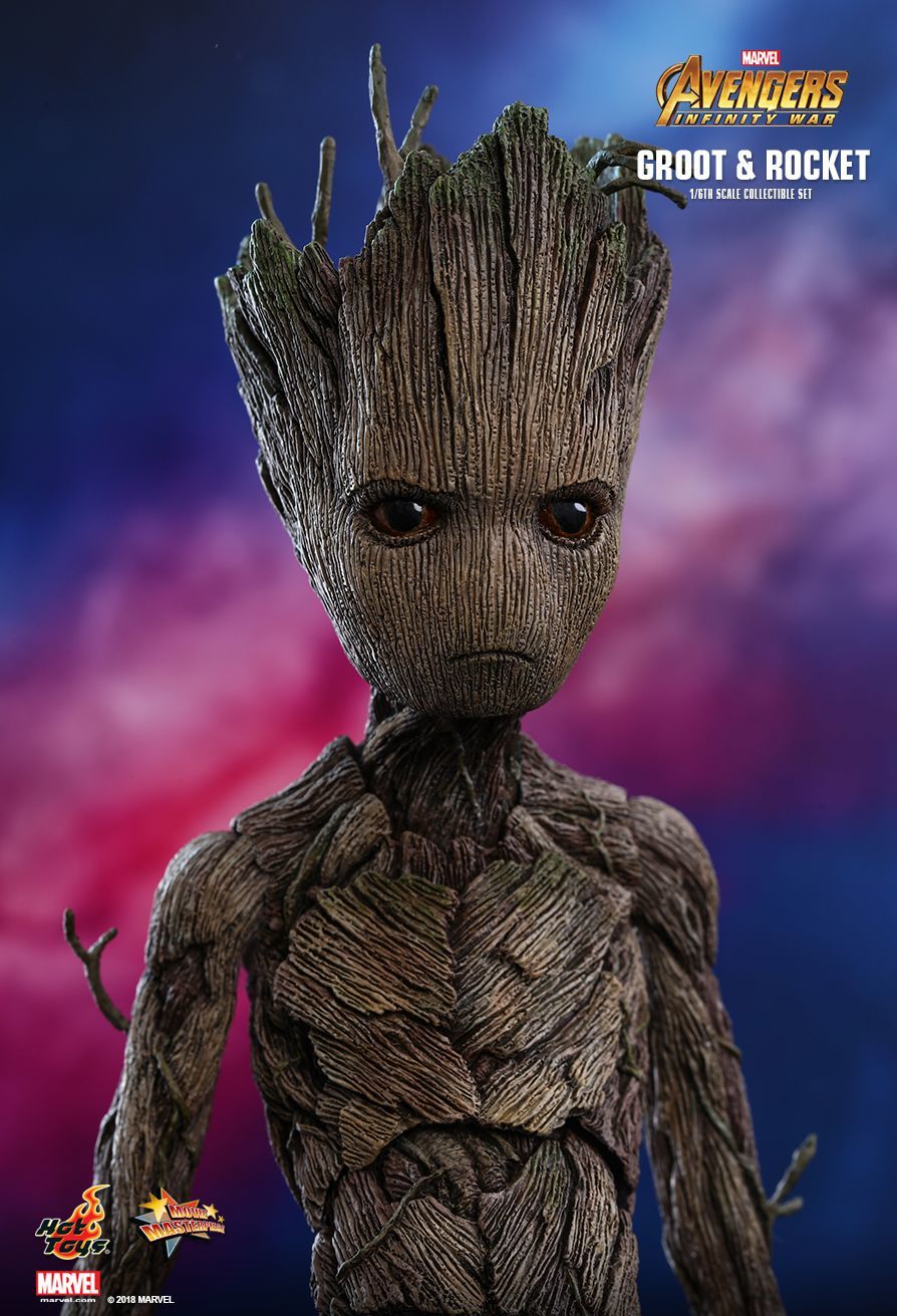 Groot & Rocket - 12" Articulated Figure Set image