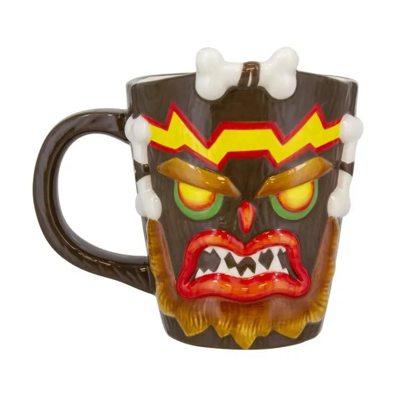 Crash Bandicoot Uka Uka Shaped Mug image