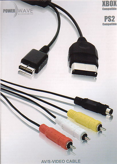 Powerwave AV/S-Video Cable PS2 & Xbox for PlayStation 2 image
