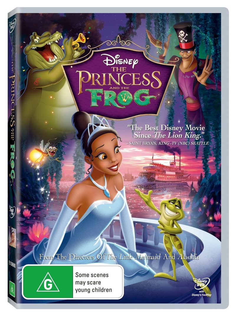 The Princess and the Frog on DVD