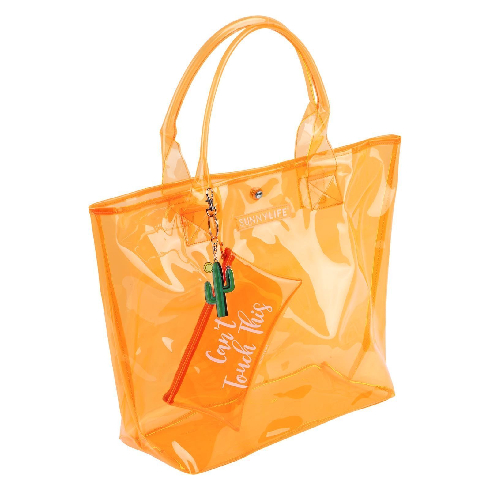 Sunnylife Market Bag Neon Orange at Mighty Ape NZ