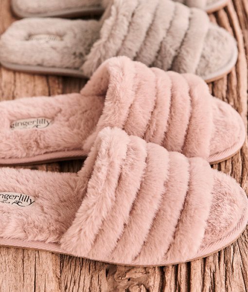 Gingerlilly: Arezzo Slipper Pink - Small image