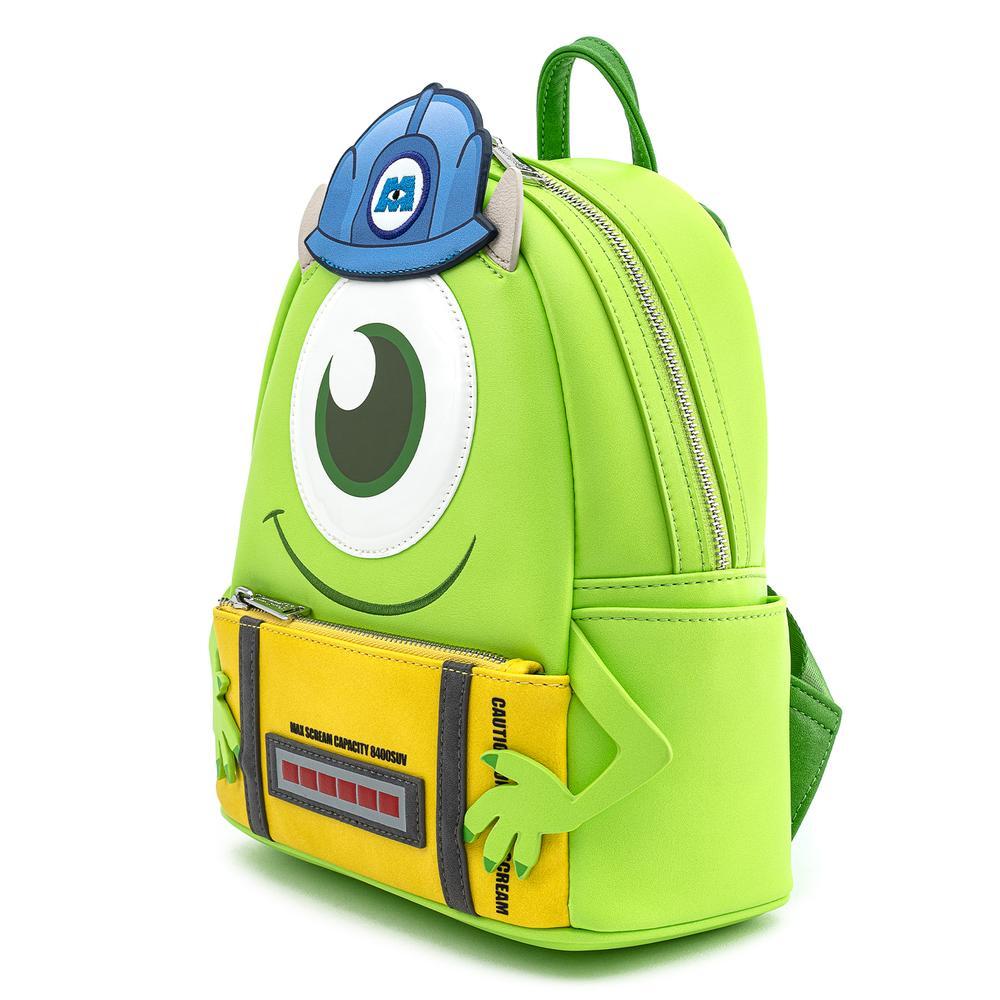 Loungefly Pixar Monsters Inc Mike with Scare Can Mini Backpack at
