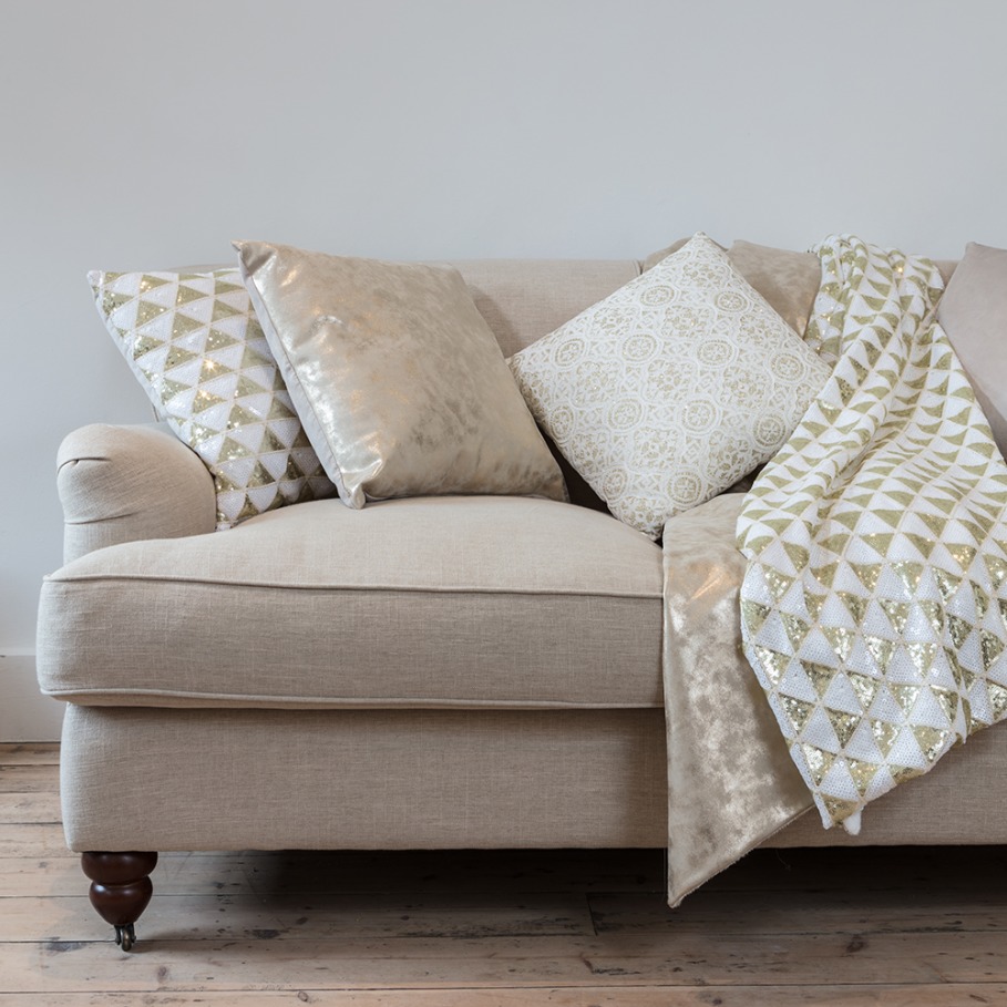 Gold & Lace Cushion image