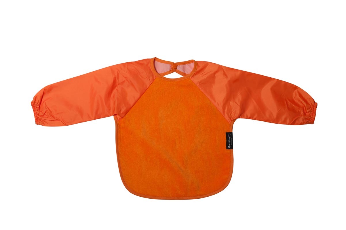 Mum 2 Mum Sleeved Wonder Bib (6-18 Months) - Orange image