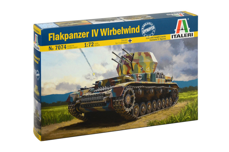 Italeri 1/72 Flakpanzer Wirbelwind - Scale Model Kit