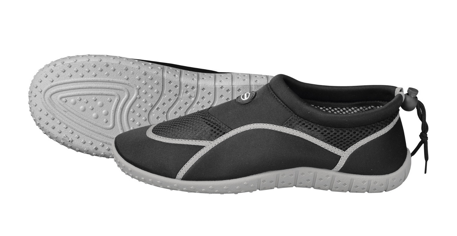 Mirage: B019A Aquashoe - Black/Grey (Size 3-4)